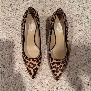 Franco Sarto Leopard Print Heels